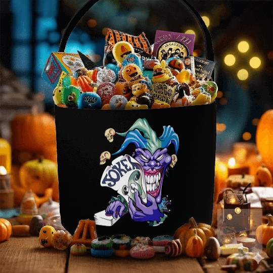 Joker with cards Fabric Baskets