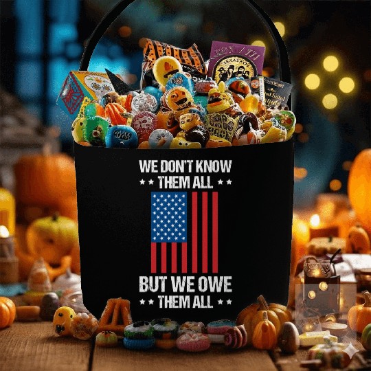 Memorial Day Veterans Day USA U.S. Army America Mi Fabric Baskets