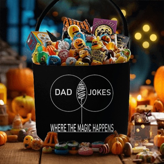 FUNNY DAD JOKE Fabric Baskets