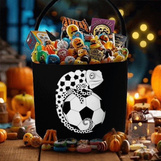 Soccer Chameleon Fabric Baskets