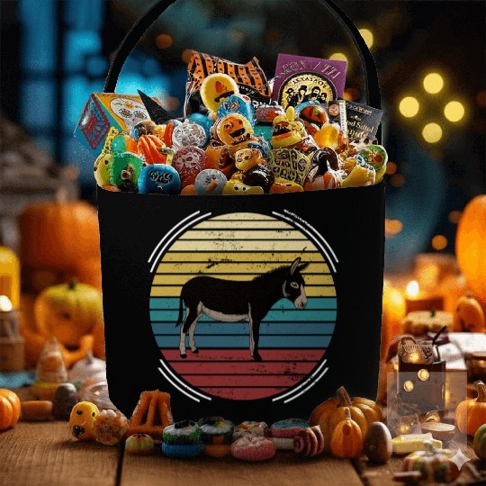 Retro donkey Fabric Baskets