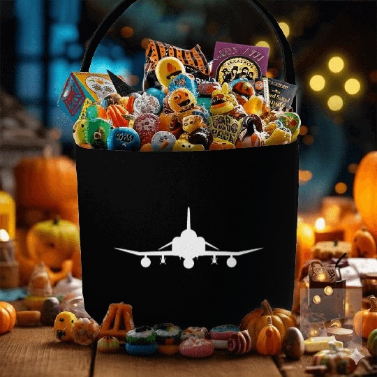 F-4 Phantom II Military Fighter Jet Fabric Baskets