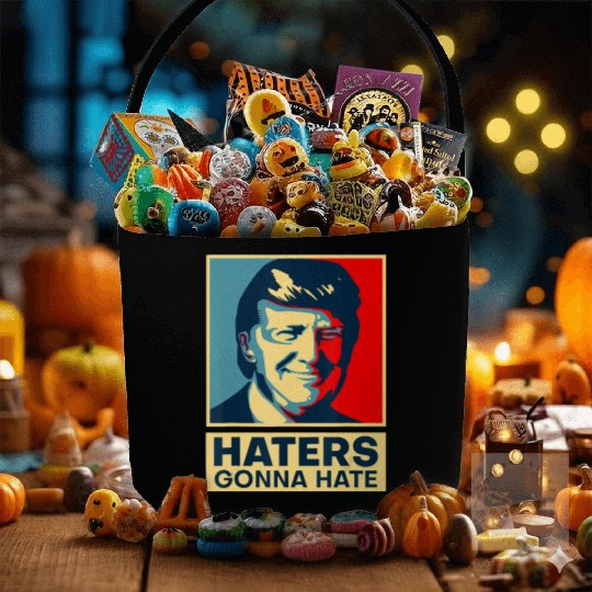 Funny Haters Gonna Hate President Donald Trump Fabric Baskets