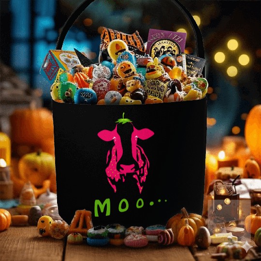 Strawberry cow, Strawberry cow pink, pink cow Fabric Baskets