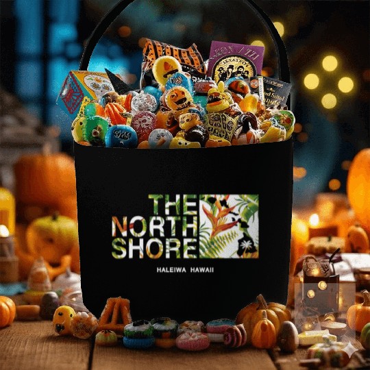 North Shore Haleiwa Bird Of Paradise Fabric Baskets