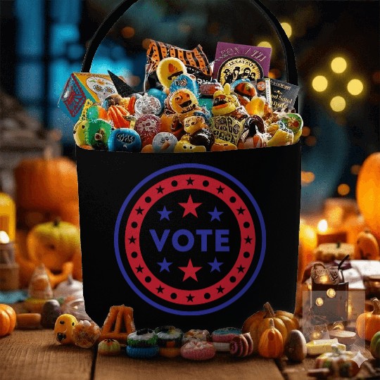 Vote US Election 2020 stars and stripes Fabric Baskets