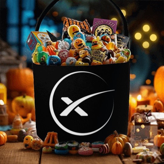 space x spacex elon musk Fabric Baskets