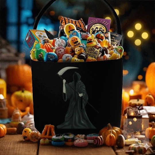 Grim Reaper | Death | Halloween Fabric Baskets