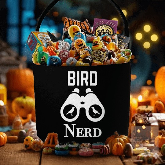 Bird Nerd Fabric Baskets
