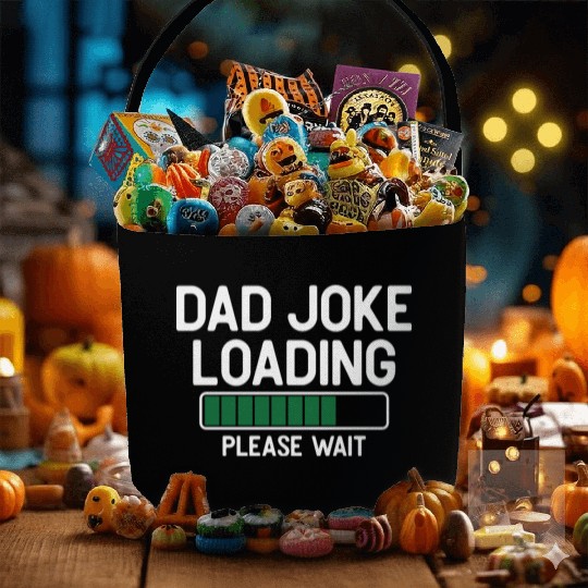 Dad joke loading please wait Fabric Baskets