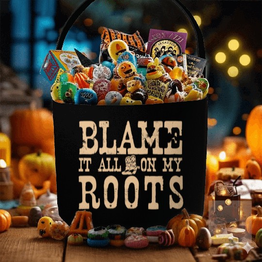 Blame It All On My Roots Fabric Baskets