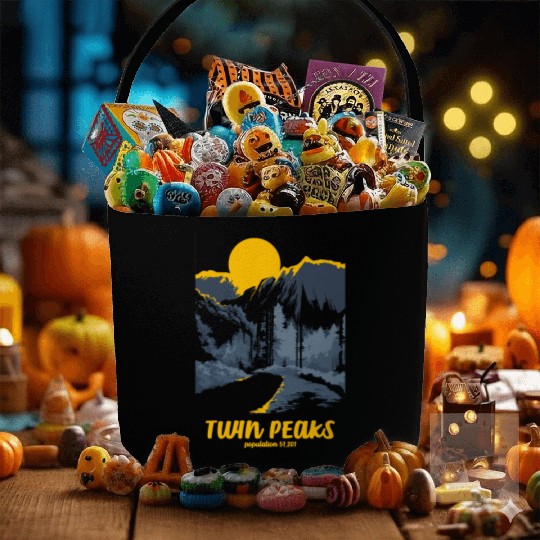 Twin Peaks Welcome To Twin Peaks Poster Fabric Baskets