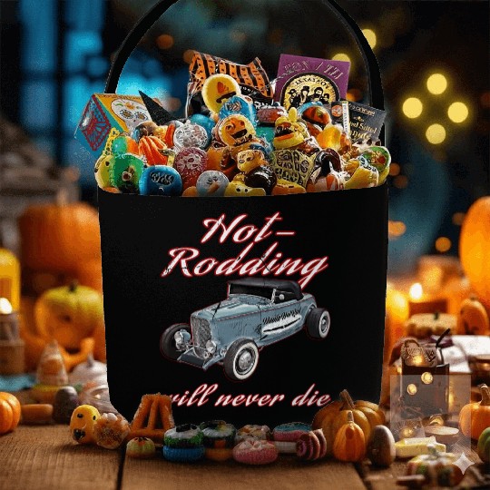 Hot Rodding Will Never Die Rat Hot Rod Hi Boy High Fabric Baskets