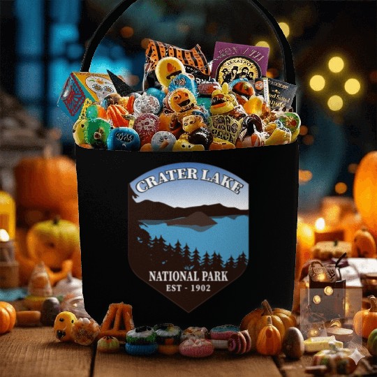 Crater Lake National Park Fabric Baskets