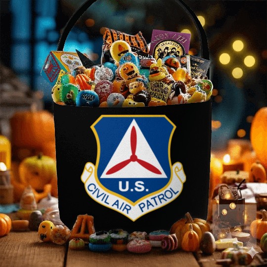 Civil Air Patrol Logo Air Force Cap Military Veter Fabric Baskets