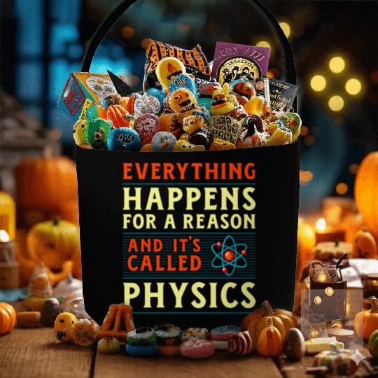 Physics Physicist Nerd Science Geek Scientist Gift Fabric Baskets
