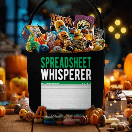 Spreadsheet Whisperer Excel Accounting Accountant Fabric Baskets