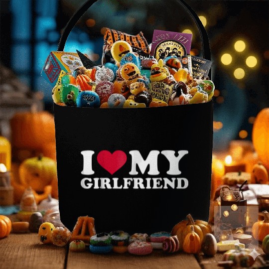 I love my girlfriend Fabric Baskets