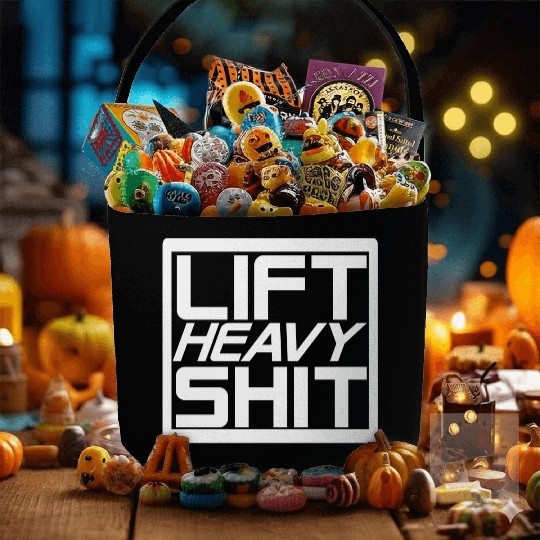 Lift Heavy Shit Fabric Baskets