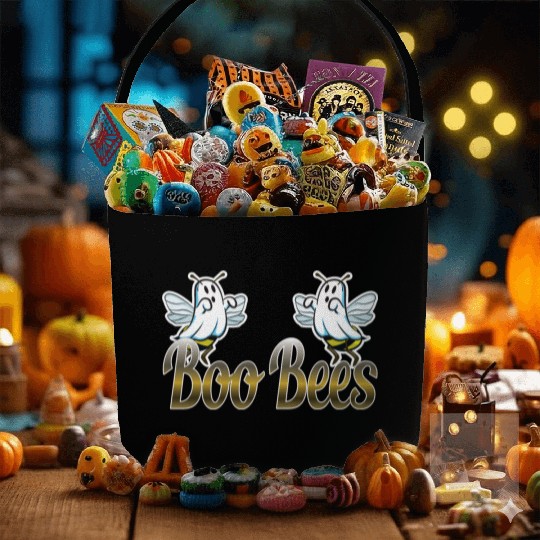 Boo Bees funny ambiguous gift Fabric Baskets