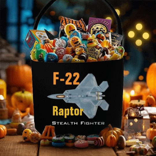 F 22 Raptor stealth fighter Fabric Baskets