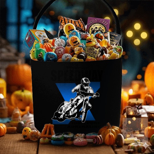 Motorcycle Speedway Racing Fabric Baskets