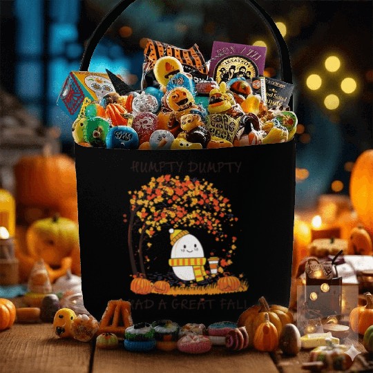 Humpty Dumpty Had A Great Fall Thanksgiving Autumn Fabric Baskets