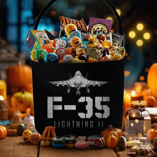 F 35 Lightning II US Airborne Fighter Pilot Fabric Baskets