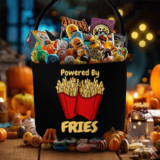 French Fries: Powered With Fries Fabric Baskets