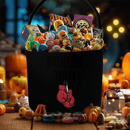 Funny dad, boxing dad quote for boxing lovers Fabric Baskets