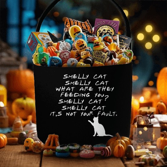 Smelly Cat Friends Tv Show Fabric Baskets