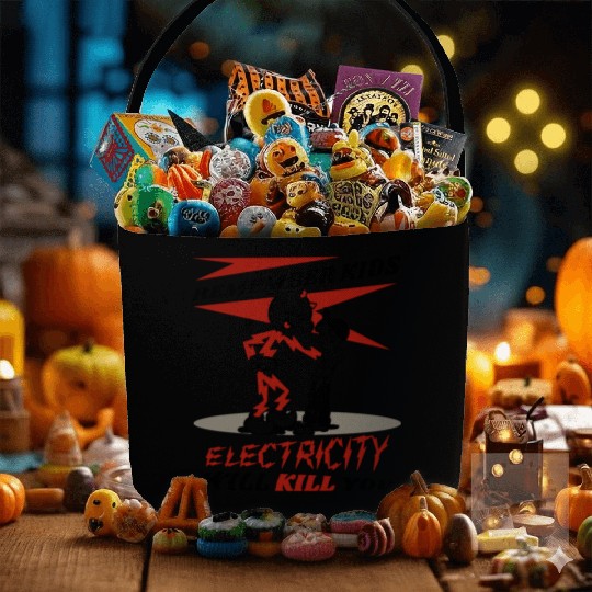 Reddy's Kilowatts Electricity Will Kill You Fabric Baskets