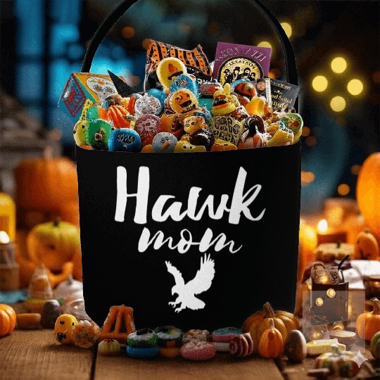 Hawk Mom Fabric Baskets