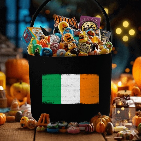 Irish Flag Ireland St Patricks Day Apparel Fabric Baskets