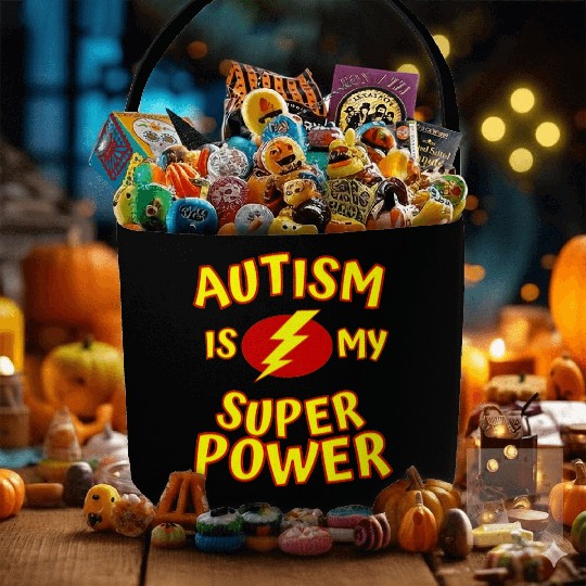 Autism Is My Superpower Fabric Baskets