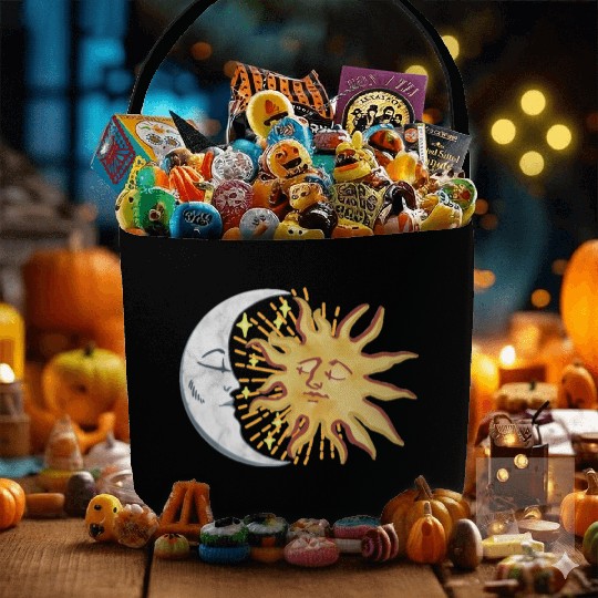 Sun and Moon Fabric Baskets