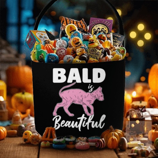 Bald Is Beautiful Sphynx Cat Hair less Sphynx Fabric Baskets