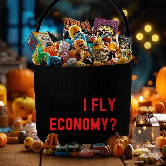 Do I Look Like I Fly Economy, Distressed Red Black Fabric Baskets