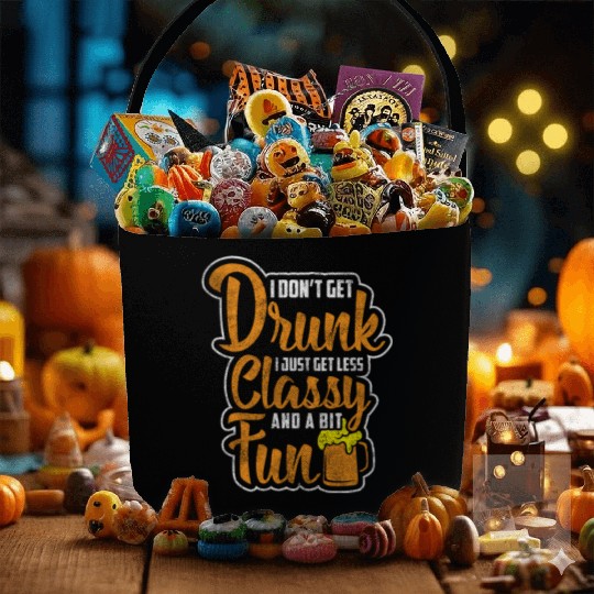 Partying Fun Vodka Bachelor Fabric Baskets