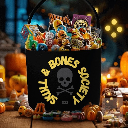 Skull Bones Society Join the order Fabric Baskets