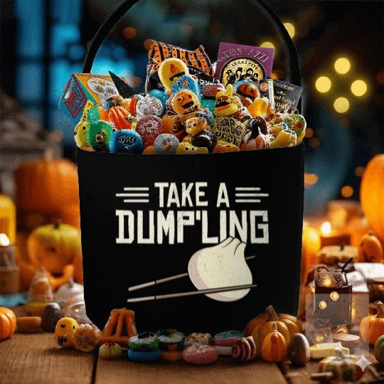 Dumpling Asian Food Chinese Food Fan Fabric Baskets