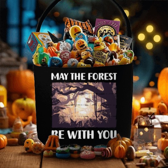 Forest Recreation Deer Wilderness Fabric Baskets