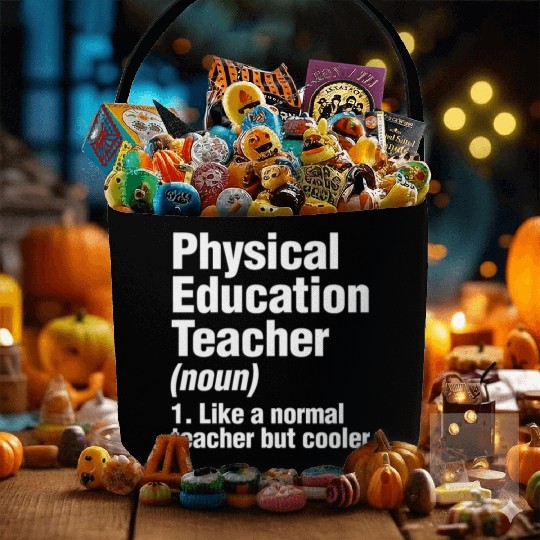 Physical Education Teacher Cooler PE Gym Coach Fabric Baskets