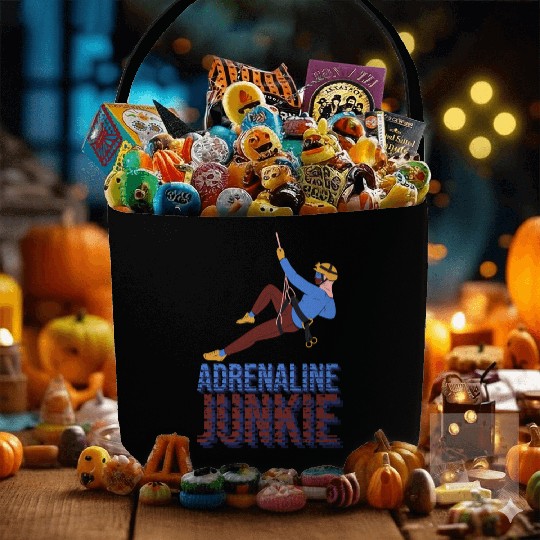 Adrenaline Junkie Rock Climbing Fabric Baskets