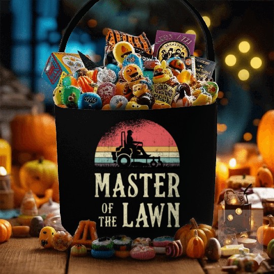 Lawn Mower Master Of The Lawn Garden Lawn Mowing Fabric Baskets