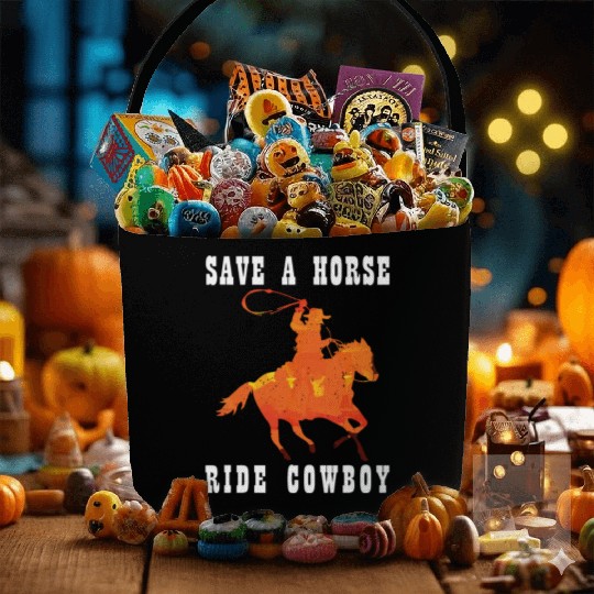 Save a horse Fabric Baskets