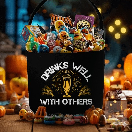 Drinks well with others Fabric Baskets