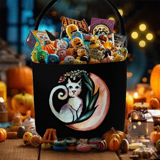 Moon Nature Cat Fabric Baskets