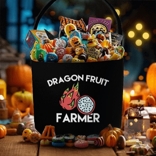Dragon Fruit Farmer Fabric Baskets