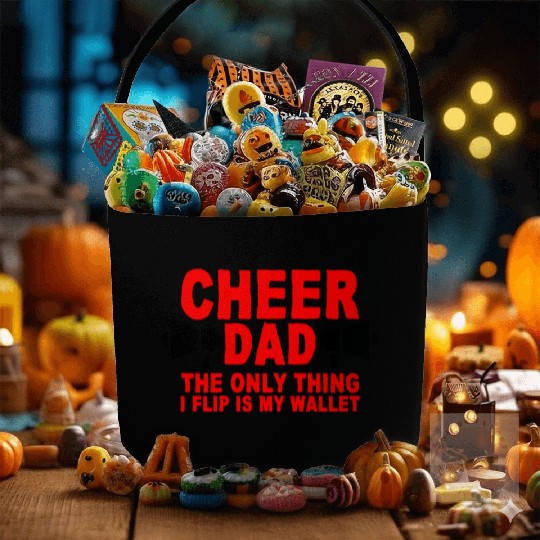 Cheer Dad, The Only Thing I Flip Is My Wallet 7 Fabric Baskets